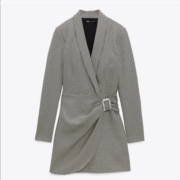 Zara * Bloggers Favorite houndstooth blazer dress - Picture 14 of 16